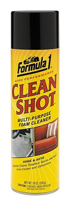 Formula 1 Clean Shot Foam Spray Fabric Cleaner Home & Auto 539G 1