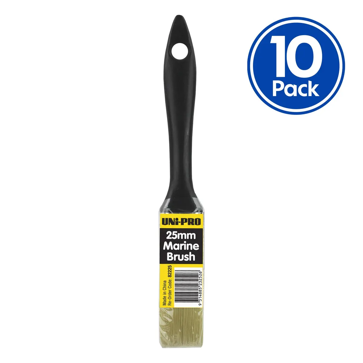 Uni-Pro Marine Brush 25Mm Professional Coatings And Epoxy Application Tool X10 1