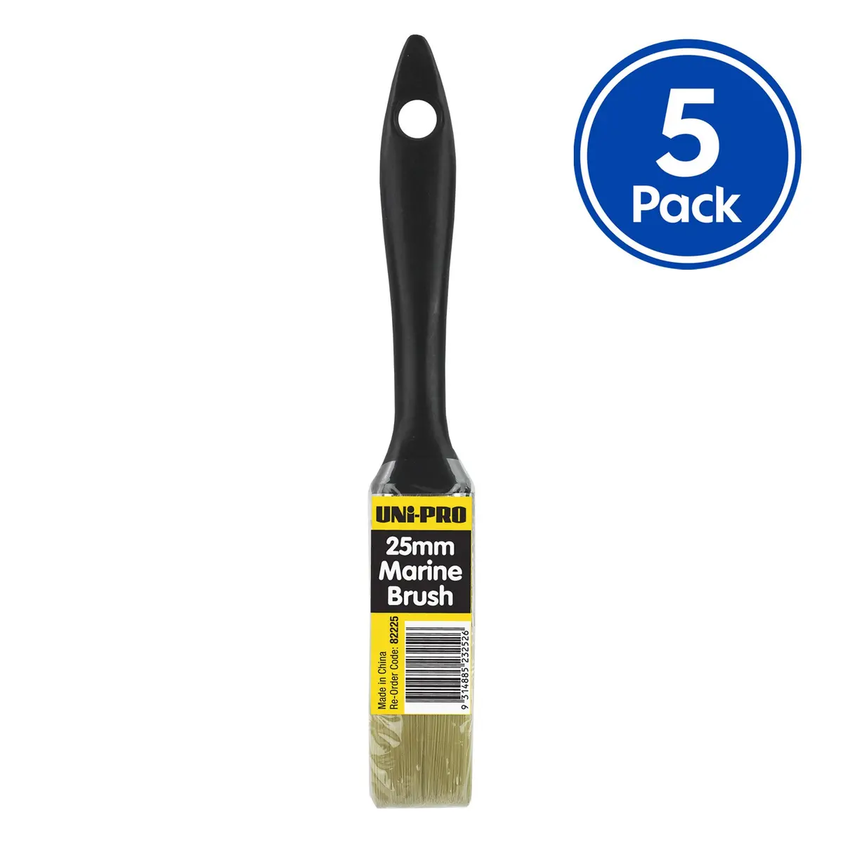 Uni-Pro Marine Brush 25Mm Professional Coatings And Epoxy Application Tool X5 1