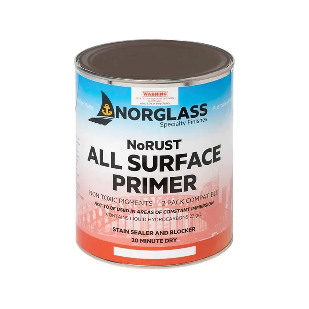 Norglass Norust Marine All Surface Primer 500Ml Black Fast Drying 1