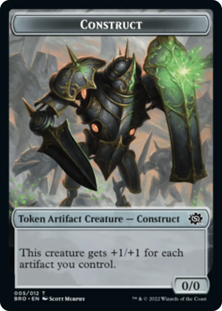 Construct Token (005) [The Brothers' War Tokens] 1