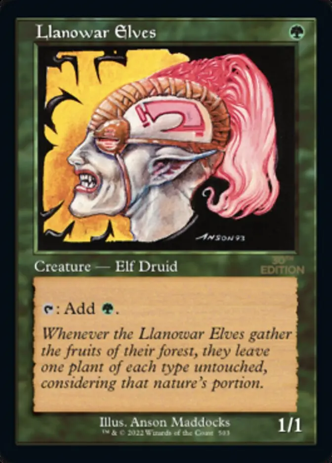 Llanowar Elves (Retro) [30Th Anniversary Edition] 1