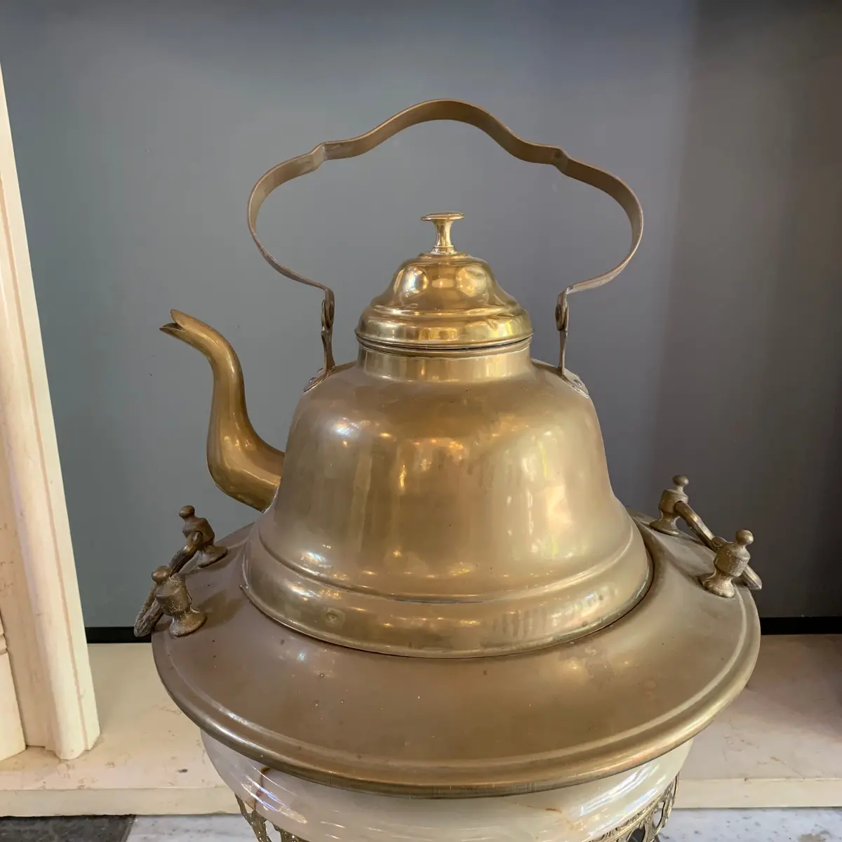 Beautiful Antique Brass Teapot - Sold 1