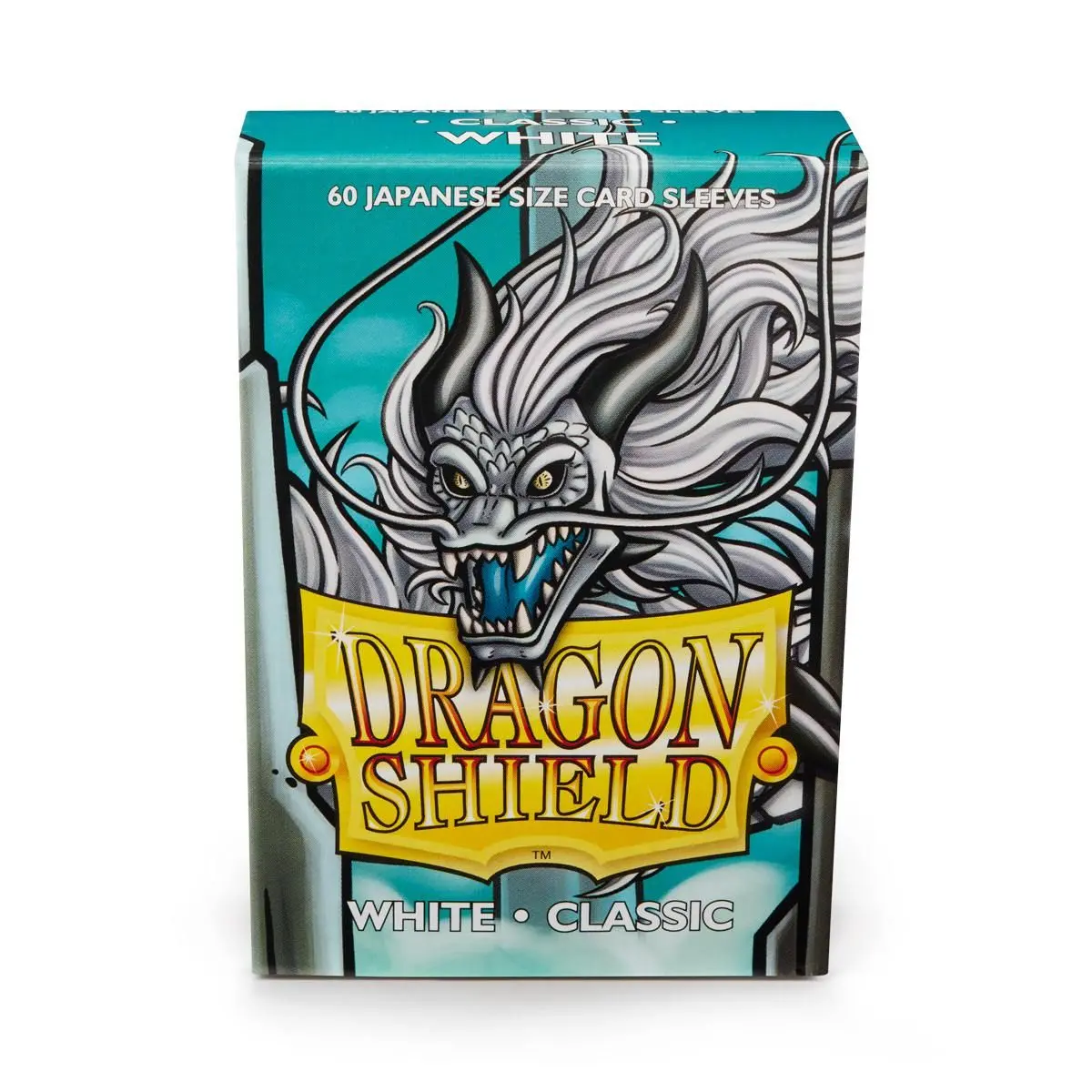 Dragon Shield: Japanese Size 60Ct Sleeves - White (Classic) 1