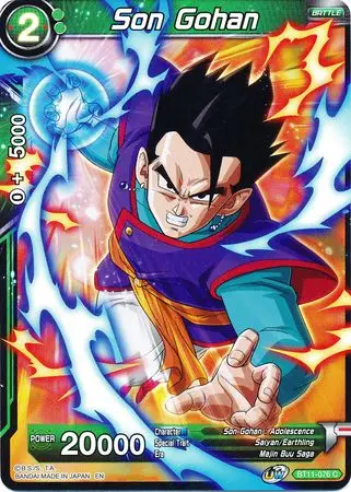Son Gohan (Green) (Bt11-076) [Vermilion Bloodline 2Nd Edition] 1