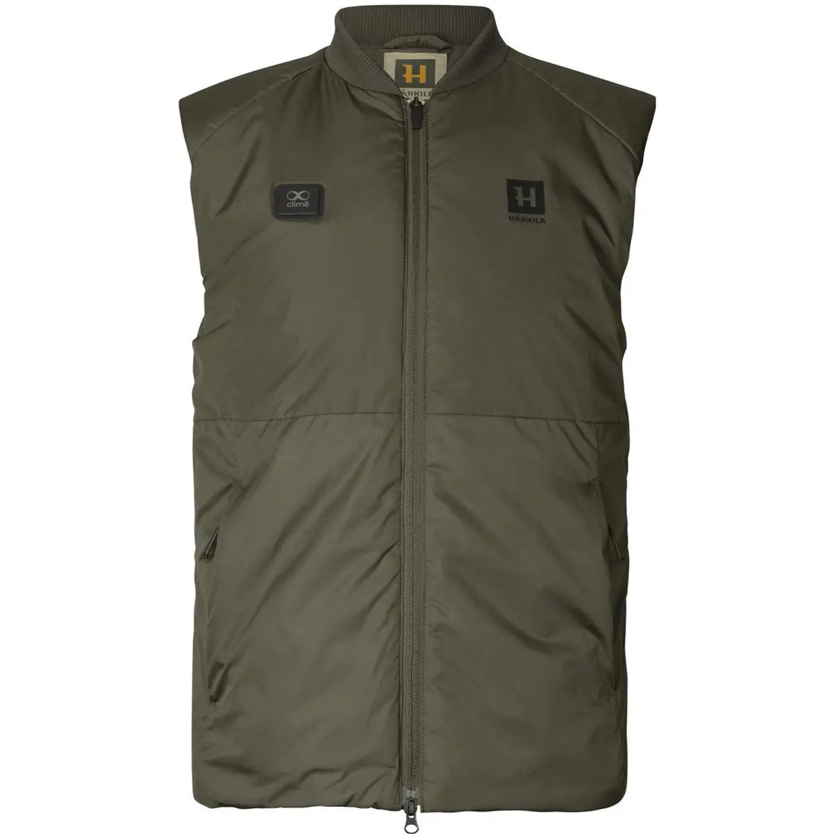 Harkila Clim8 Base Heated Waistcoat - Willow Green 1