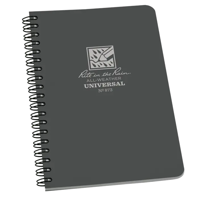 Rite-In-The-Rain - #873 Spiral Notebook, Universal Pattern, Gray 1