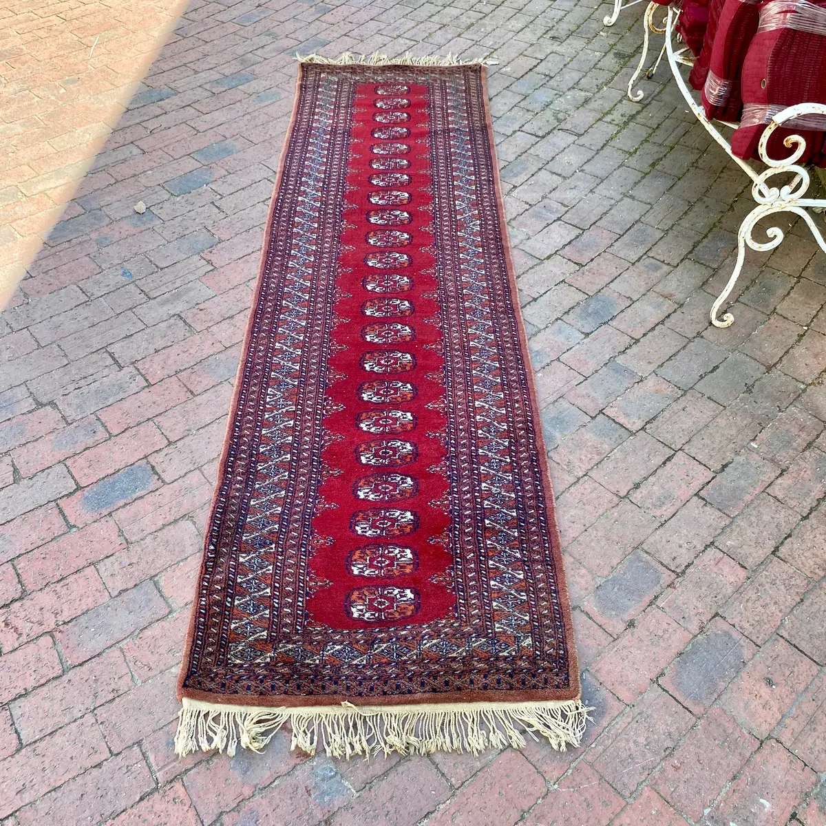Beautiful Vintage Red Runner Carpet - Sold 1
