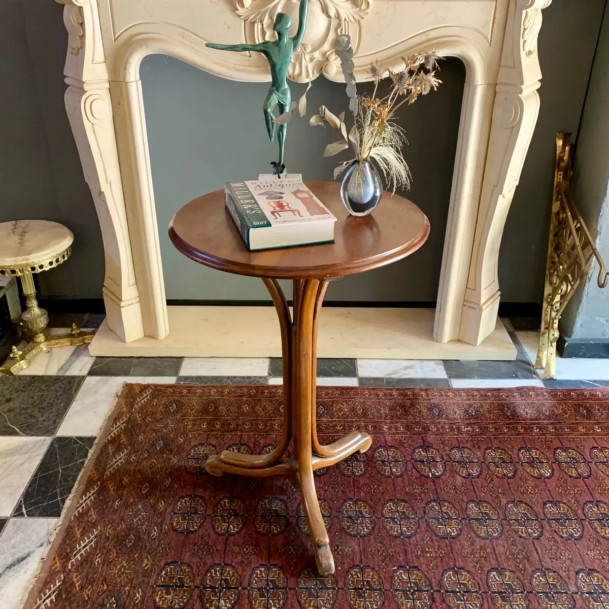 Antique Oak Turnet Table - Sold 1