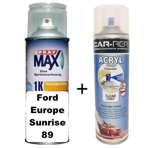 Auto Touch Up Paint Ford Europe Sunrise 89 Plus 1K Clear Coat 1