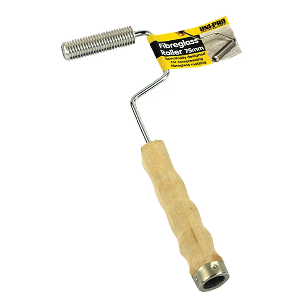 Uni-Pro 75Mm Fibreglass Compression Roller Remove Air Bubbles 1