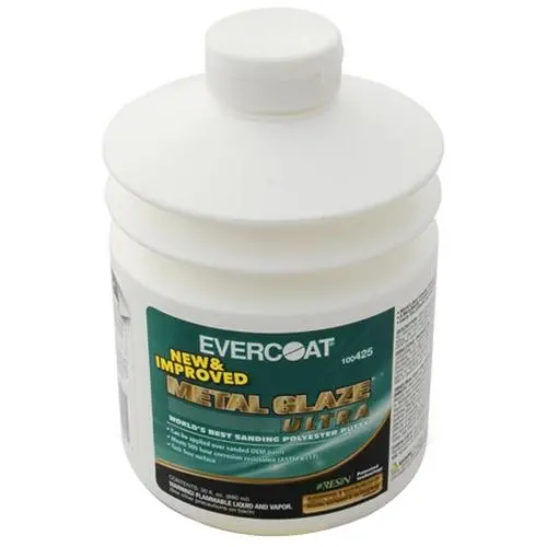 Evercoat Metal Glaze Ultra Body Filler Polyester Putty Repair Finishing 880Ml 1