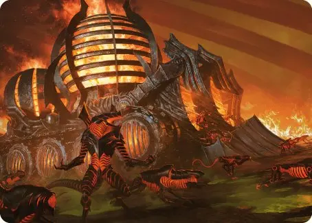 Urabrask's Forge Art Card [Phyrexia: All Will Be One Art Series] 1