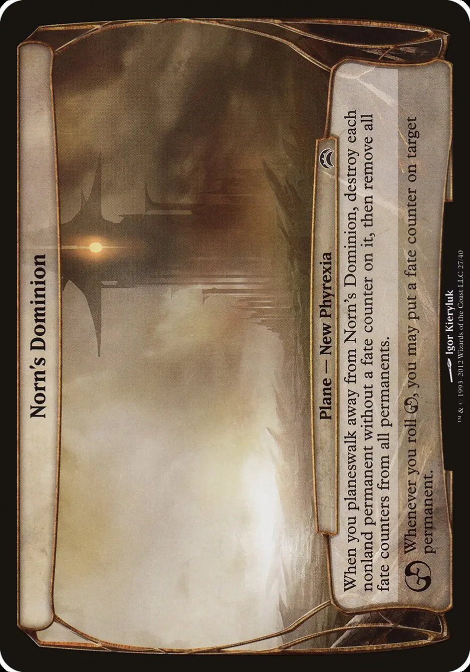 Norn's Dominion (Planes) [Planechase 2012 Planes] 1