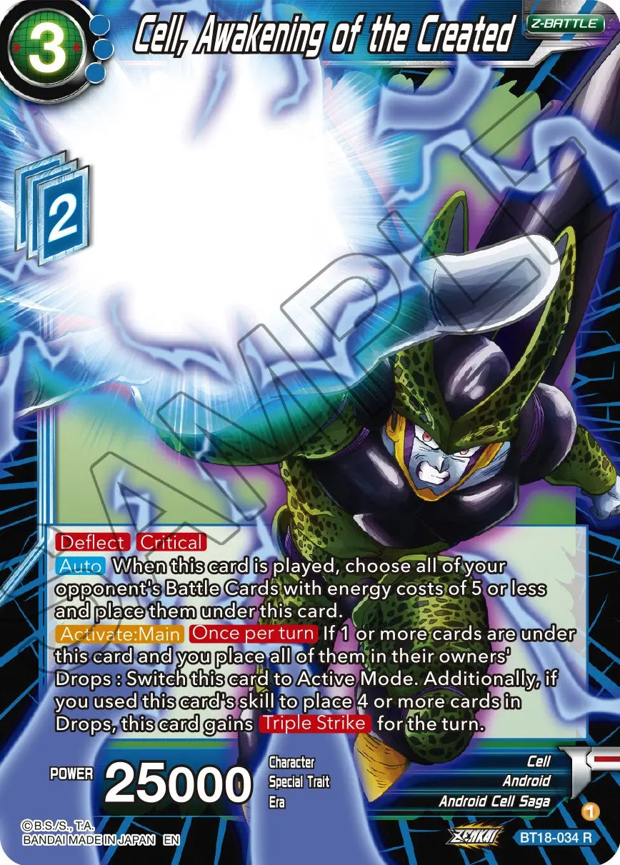 Cell, Awakening Of The Created (Bt18-034) [Dawn Of The Z-Legends] 1