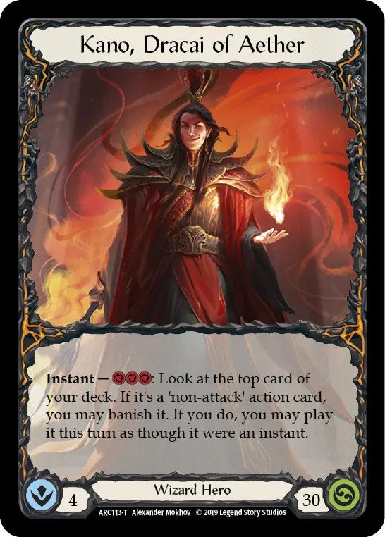 Kano, Dracai Of Aether // Viserai [Arc113 // Arc076] (Arcane Rising) 1
