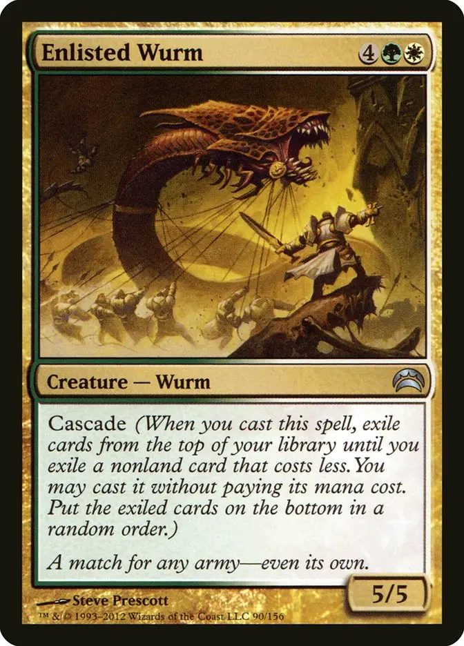 Enlisted Wurm [Planechase 2012] 1