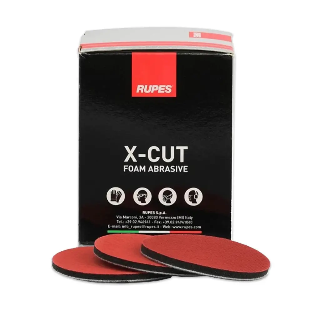 Rupes Bigfoot X-Cut Foam Abrasive Discs 75Mm P1500 - P3000 X 20 Pack 1
