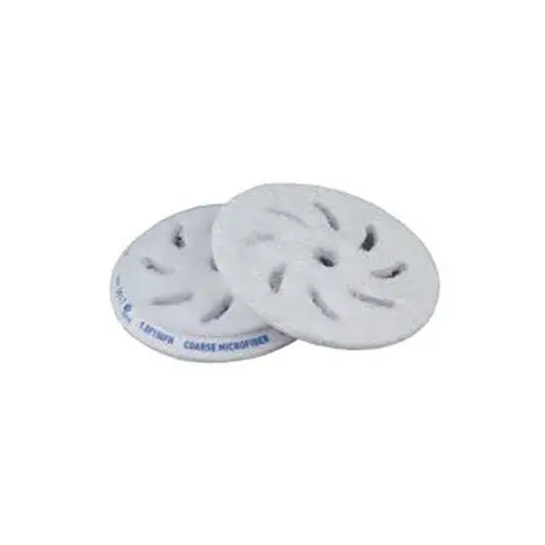 Rupes Blue Bigfoot Microfibre 170Mm Coarse Buff White Pad Pk2 9.Bf170fh 1
