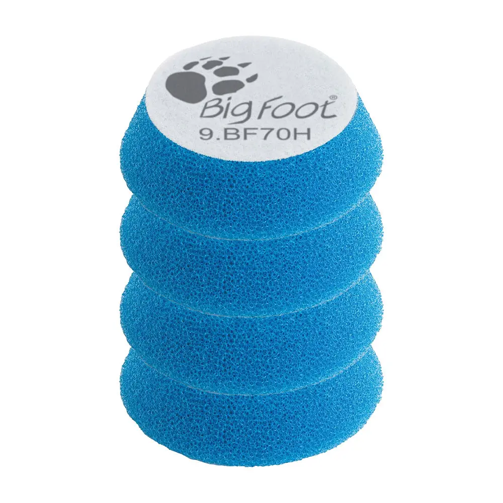 Rupes Bigfoot 50/70Mm Nano Ibrid Polishing Pad Blue Coarse 9.Bf70h X 4 Pack 1
