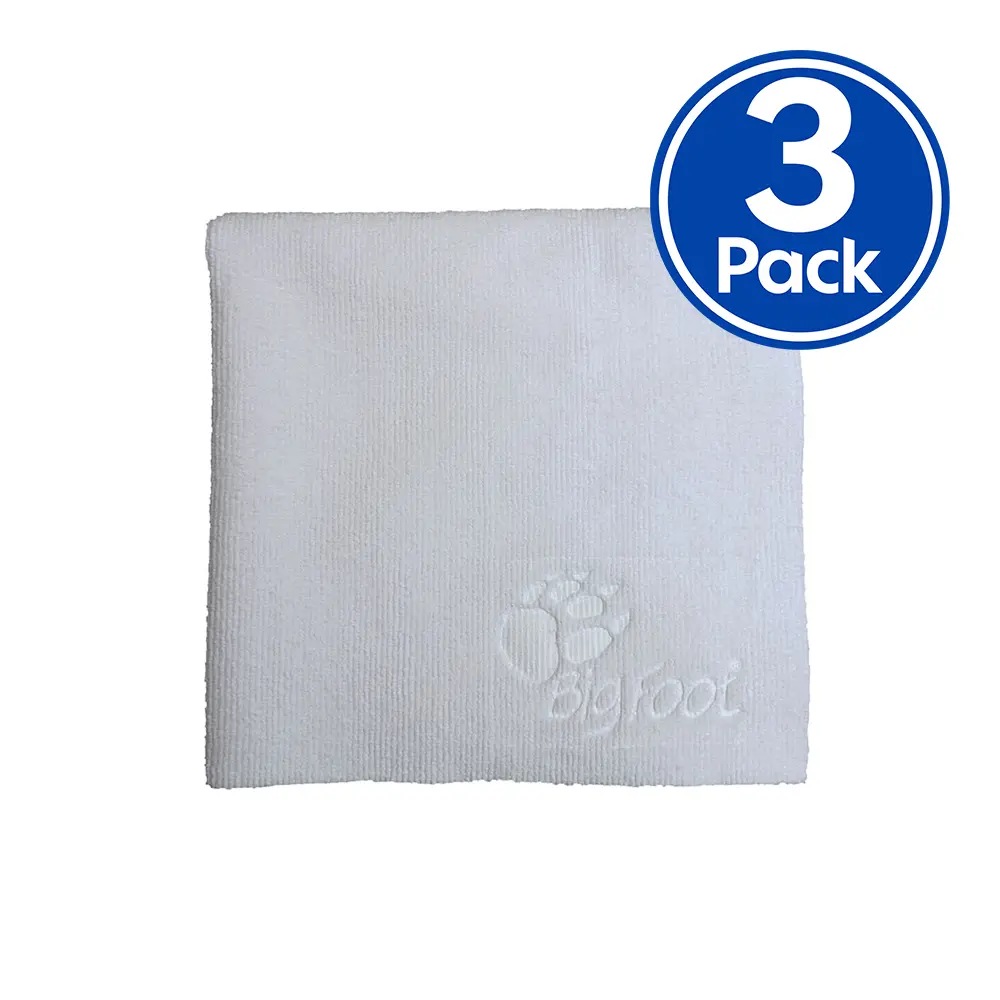 Rupes Premium D-A System Polishing Microfibre Towel White X 3 Pack 9.Bf9070 1