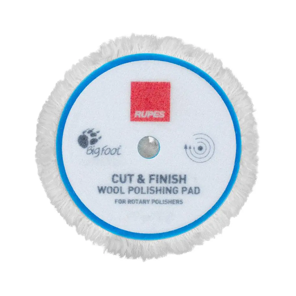 Rupes Bigfoot 200Mm Rotary Coarse Blue Wool Polishing Pad 9.Bl200f 1