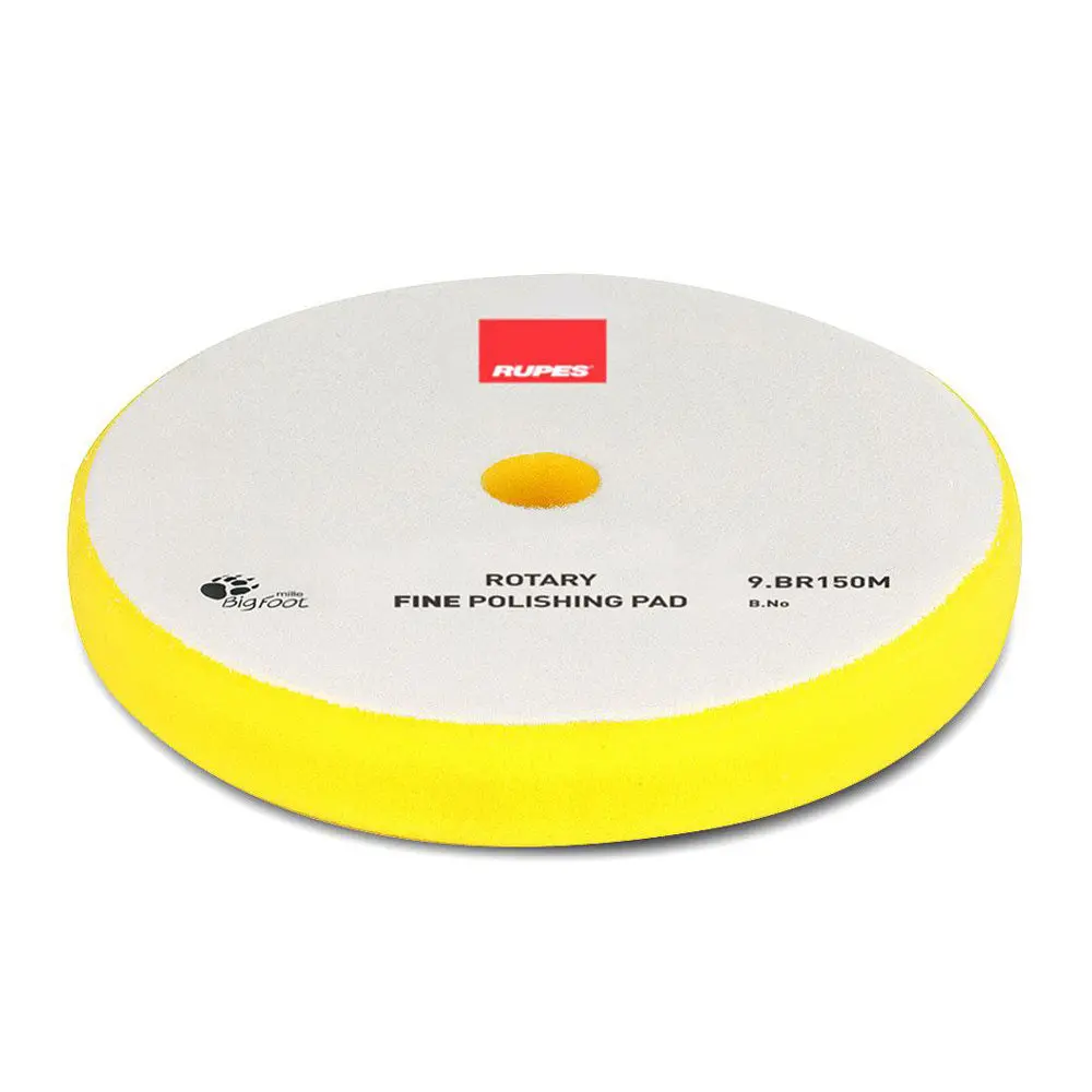 Rupes Bigfoot 130/135Mm Yellow Rotary Fine Polishing Pad 9.Br150m 1