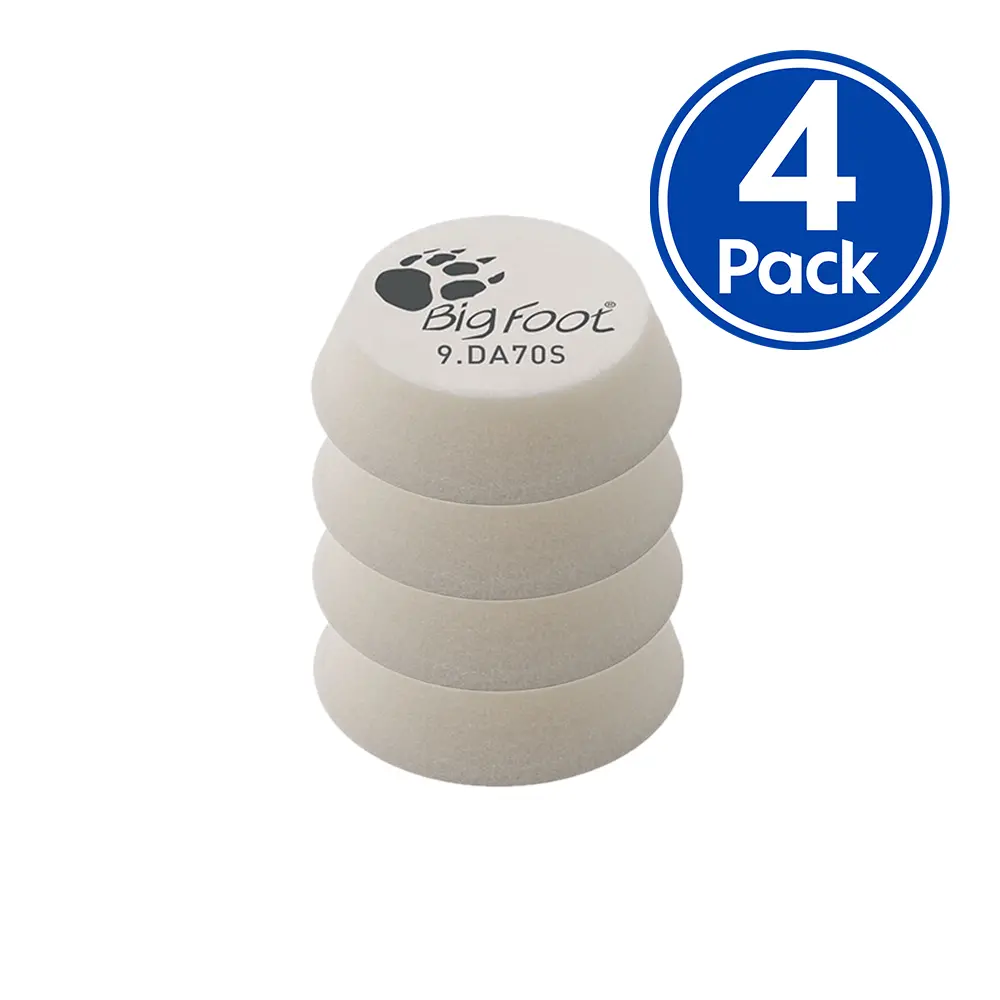 Rupes Bigfoot 50/70Mm White Ultra Fine Hook & Loop Polishing Pad 9.Da70s X 4 Pack 1