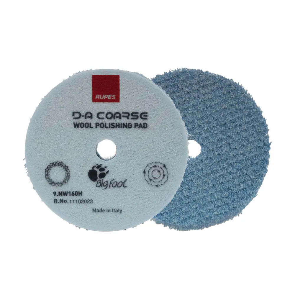 Rupes D-A Coarse Wool Polishing Pad 160Mm 6" Cutting 9.Nw160h 1