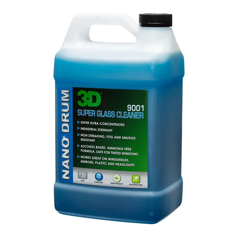 3D 9001 Super Glass Cleaner 3.78L Super Concentrate 50:1 Dilution Industrial 1