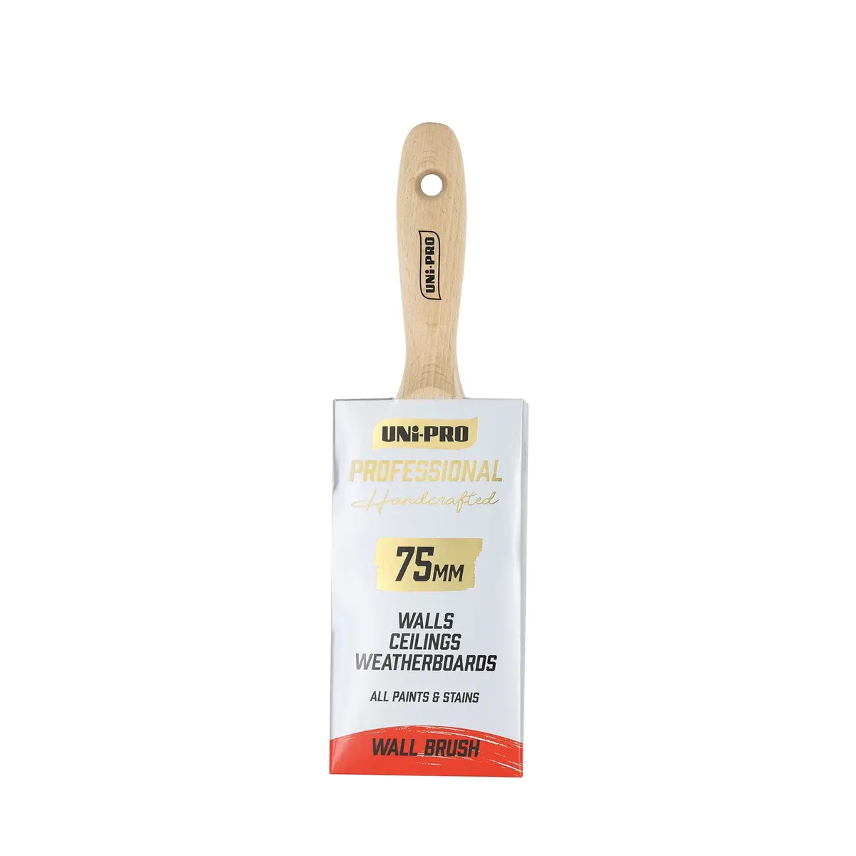 Uni-Pro Professional Wall Brush 75Mm Interior Exterior Painting Tool 1