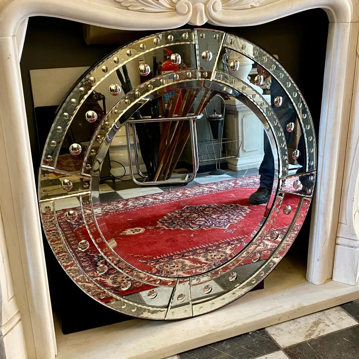 Clear Detailed Bubble Mirror - Sold 1