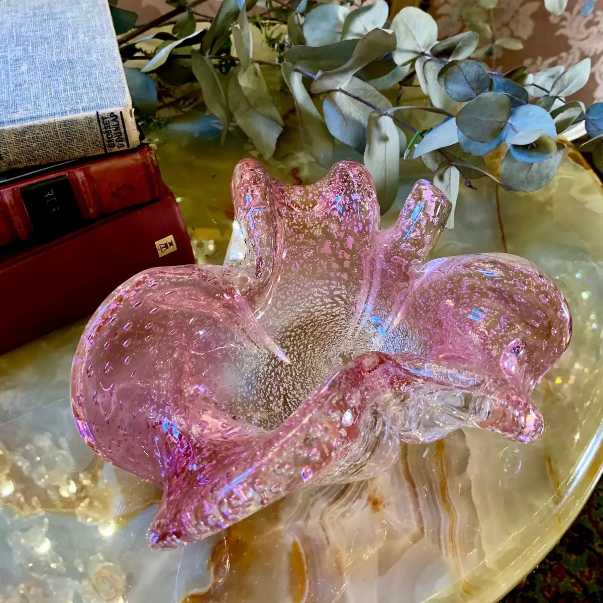 Sweet Subtle Pink Murano Ashtray - Sold 1
