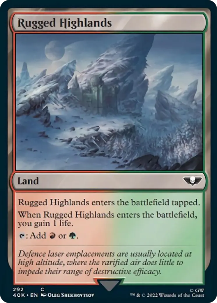 Rugged Highlands (Surge Foil) [Warhammer 40,000] 1