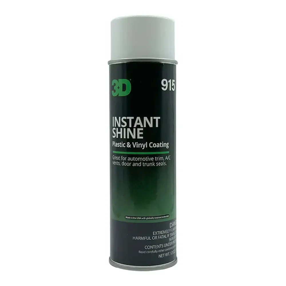 3D 915 Instant Shine Spray 355Ml Silicone Plastic & Vinyl Trim Coating Aerosol 1