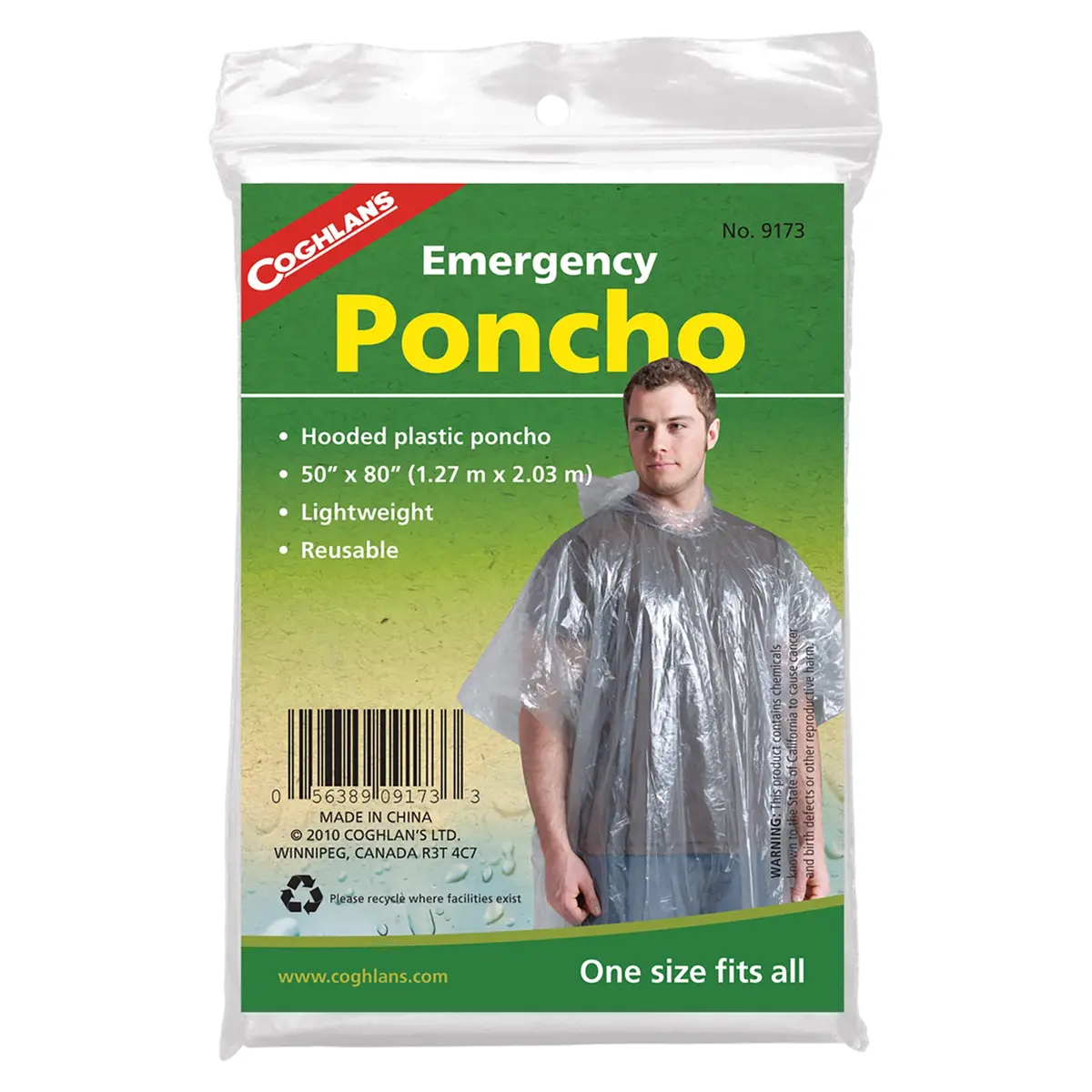 Emergency Rain Poncho 1