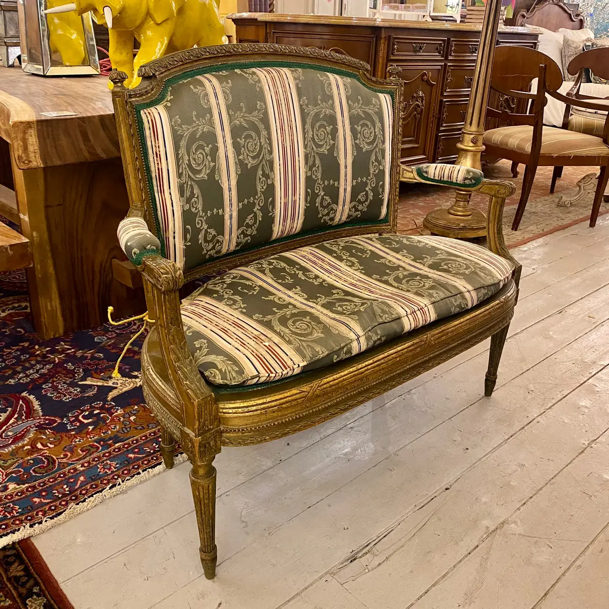 A French Style Love Seat - Sold 1