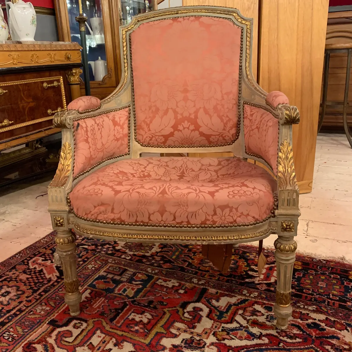 Antique Gilt Wood Chair - Sold 1