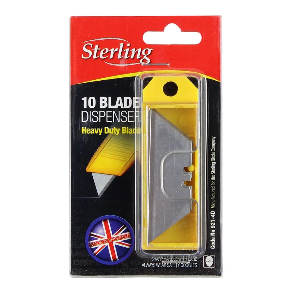 Sterling 921 Blades Heavy Duty Razor Blade Dispenser Refill X 10 Pack 1