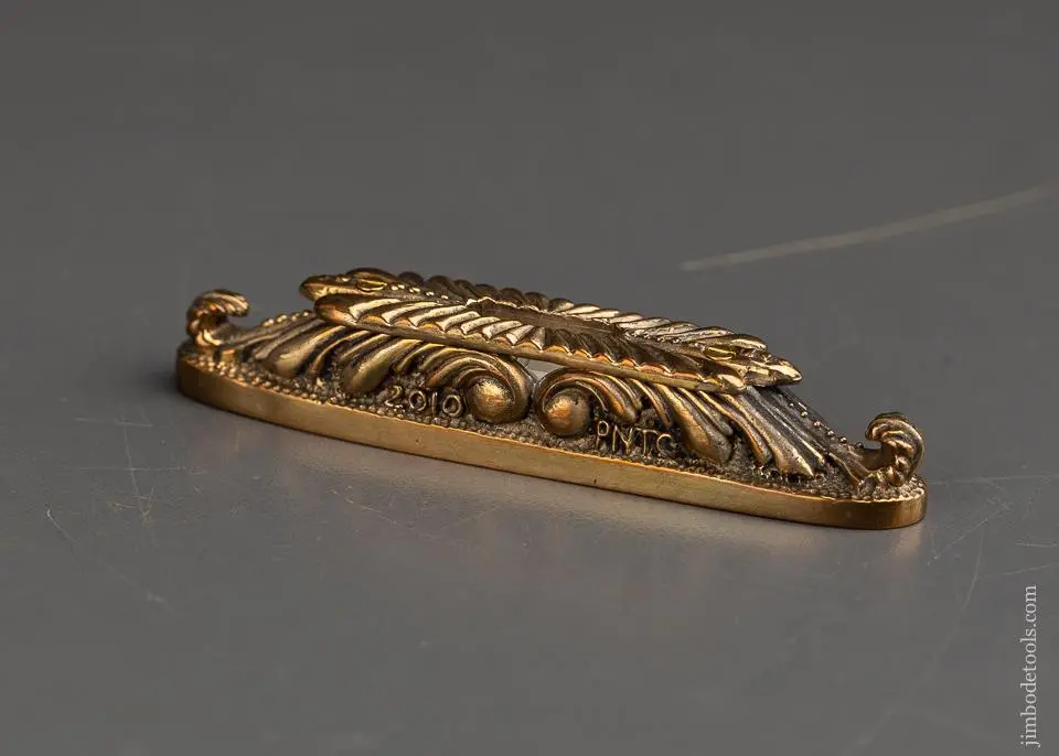 Mini 2010 Pntc Best In The West Favor Rare Miniature 3 1/4 Inch Brass Level Mint -- 92796 1