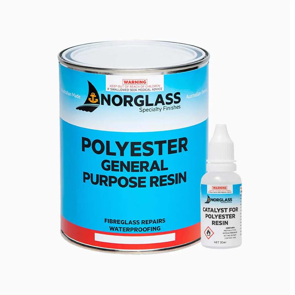 Norglass General Purpose Fiberglass Polyester Resin 500Ml Including 20Ml Catalyst 1