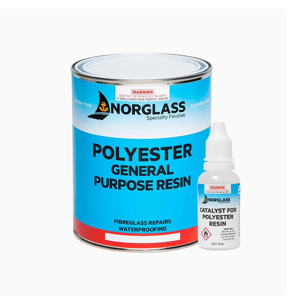Norglass General Purpose Fiberglass Polyester Resin 250Ml Including 20Ml Catalyst 1