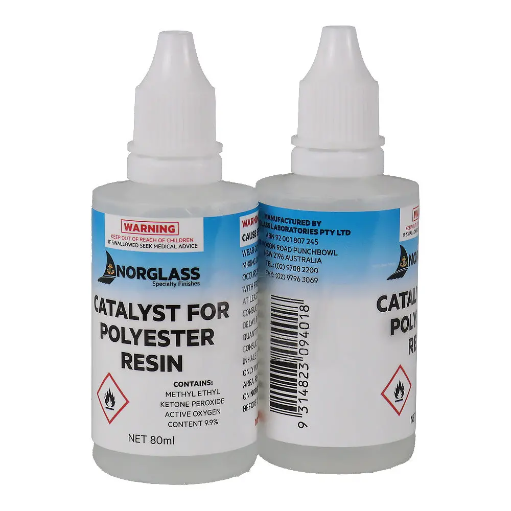 Norglass Fiberglass Polyester Resin Catalyst Hardener 80Ml (2 X 40Ml) 1