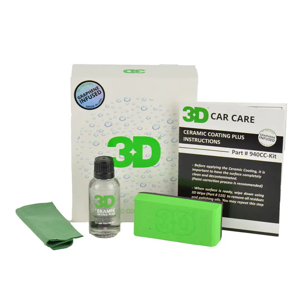 3D Ceramic Coating Plus 30Ml Graphene Infused Kit Lasts 3 Years 1