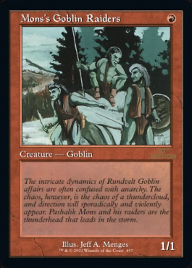 Mons's Goblin Raiders (Retro) [30Th Anniversary Edition] 1