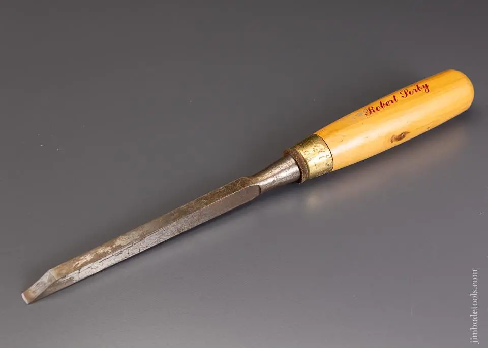 5/16 X 11 1/2 Inch Boxwood Handled Mortise Chisel R. Sorby - 94829 1