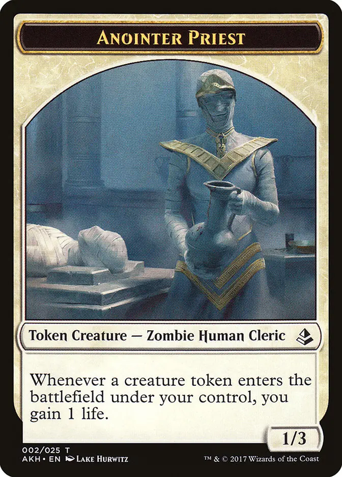 Anointer Priest Token [Amonkhet Tokens] 1