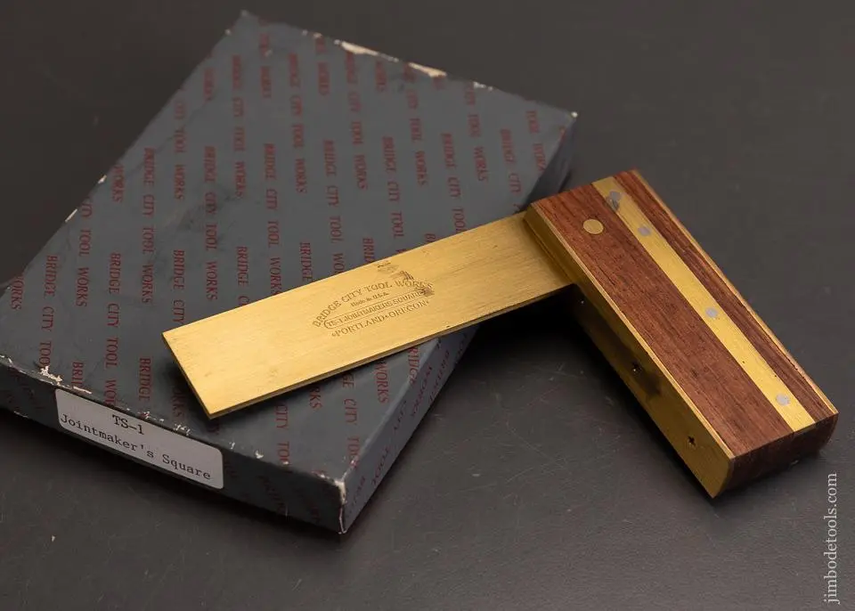 Bridge City Tool Works Joint Maker’S Try Square Mint In Box  - 95019 1