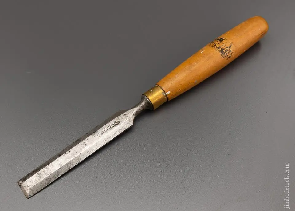 Fine Marples Boxwood Handle Bevel Edge Tang Chisel 3/4 X 10 3/4 Inch - 95142 1