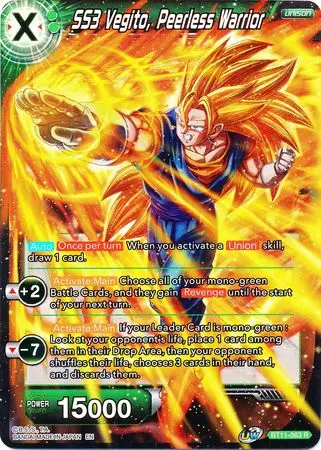 Ss3 Vegito, Peerless Warrior (Bt11-063) [Vermilion Bloodline 2Nd Edition] 1